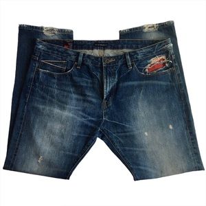 Cult of Individuality Rocker Slim Distressed Jeans